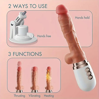 Ultra-Realistic Simulation Thrusting Dildo Vibrator
